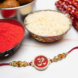 Acryclic OM Rakhi - KnK krafts