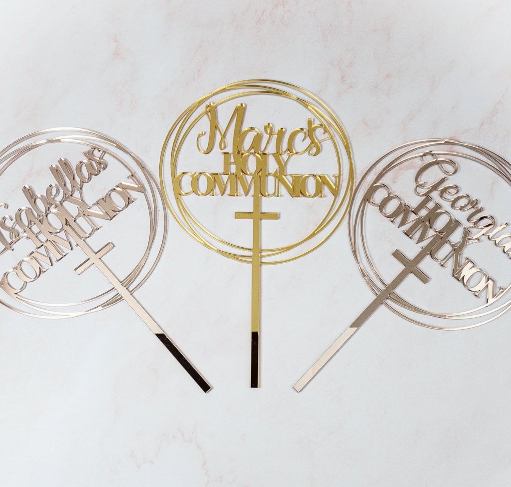Communion Cake Topper - KnK krafts