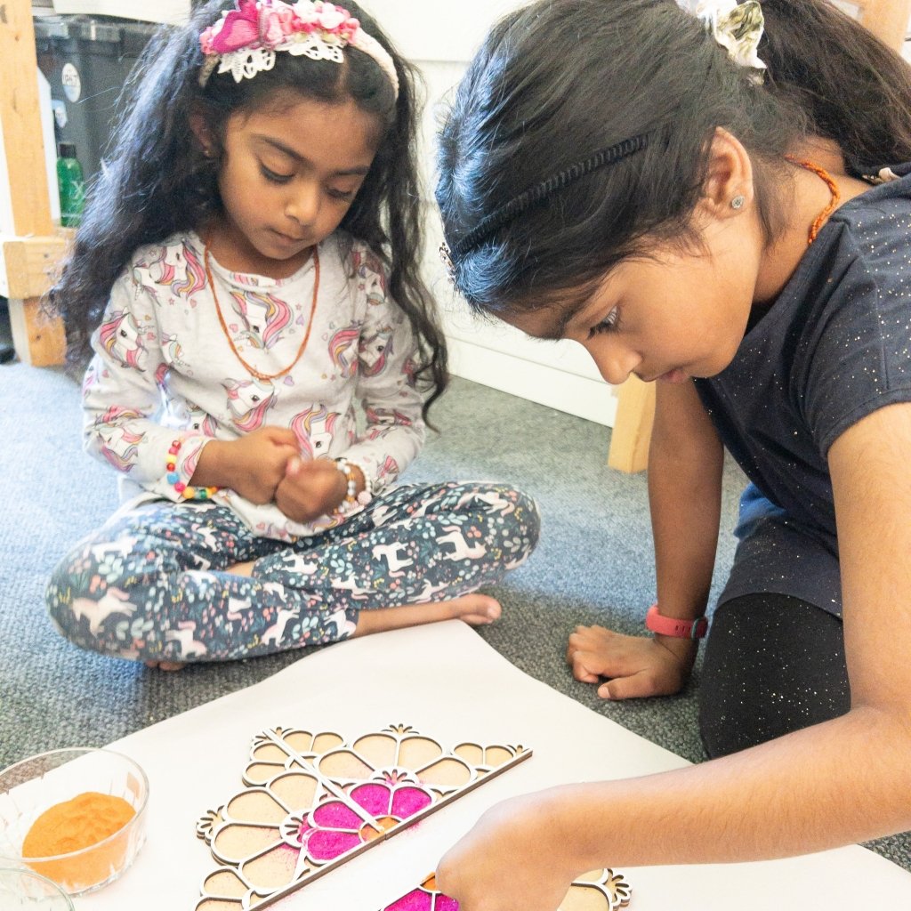 Diamond Rangoli Template – KnK krafts