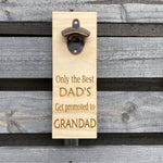 Engraved Father's Day Wooden Bottle Opener - KnK krafts