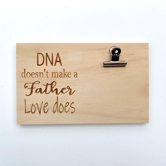 Father’s Day DNA Clipboard plaque - KnK krafts