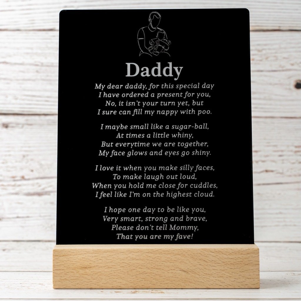 Father’s Day Frame (1st time Dad) - KnK krafts