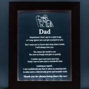 Father’s Day LED Light Frame - KnK krafts