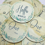 Half Wreath Milestones Cards - KnK krafts