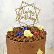 Hexagonal Birthday Cake Topper - KnK krafts