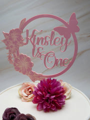 Is One Cake Topper -Butterfly - KnK krafts