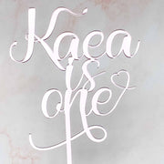 Is One Cake Topper -Swirls - KnK krafts