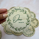 Leaf Wreath Milestones Cards - KnK krafts