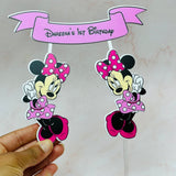 Minnie Mouse Cake Topper - KnK krafts