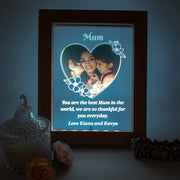 Mother's Day Personalised Led Light Frame - KnK krafts