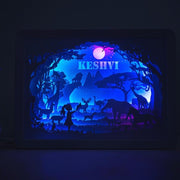 Paper Sculpture Shadow Light Box - KnK krafts
