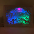 Paper Sculpture Shadow Light Box - KnK krafts