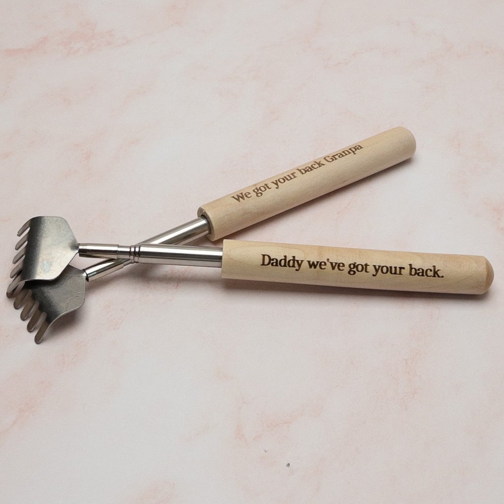 Personalised back scratchers - KnK krafts