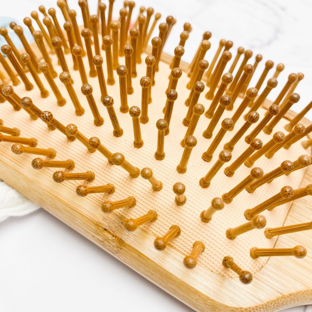 Personalised Bamboo Brush Rectangle - KnK krafts