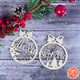 Personalised Bow Baubles - KnK krafts