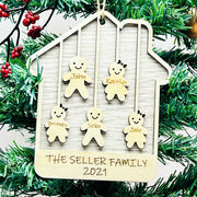 Personalised Christmas Family Ornament - KnK krafts