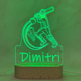 Personalised Cricket Led Night Light - KnK krafts