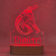 Personalised Cricket Led Night Light - KnK krafts