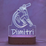 Personalised Cricket Led Night Light - KnK krafts