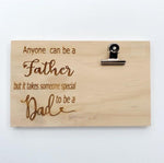Personalised Father’s Day Clipboard - KnK krafts