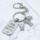 Personalised Father’s Day Keyring With One Charm - KnK krafts