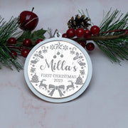 Personalised First Christmas Ornament - KnK krafts