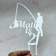 Personalised Fishing Cake Topper| Customised - KnK krafts
