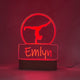 Personalised Gymnast Led Night Light - KnK krafts