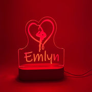 Personalised Gymnast with Ribbon Led Night Light - KnK krafts