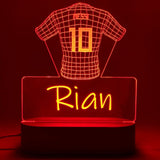 Personalised Jersey Led Night Lamp - KnK krafts