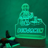Personalised Lego Led Night Light - KnK krafts