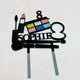 Personalised Makeup cake Topper - KnK krafts