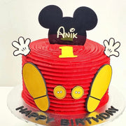Personalised Mickey Mouse Cake Topper - KnK krafts