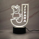 Personalised Monogram Peppa Led Night Light - KnK krafts