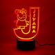 Personalised Monogram Peppa Led Night Light - KnK krafts