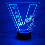 Personalised Monogram Tom and Jerry Led Night Light - KnK krafts