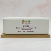 Personalised Mothers Day Planter Pots- Rectangle - KnK krafts
