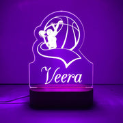 Personalised Netball Led Night Lamp - KnK krafts
