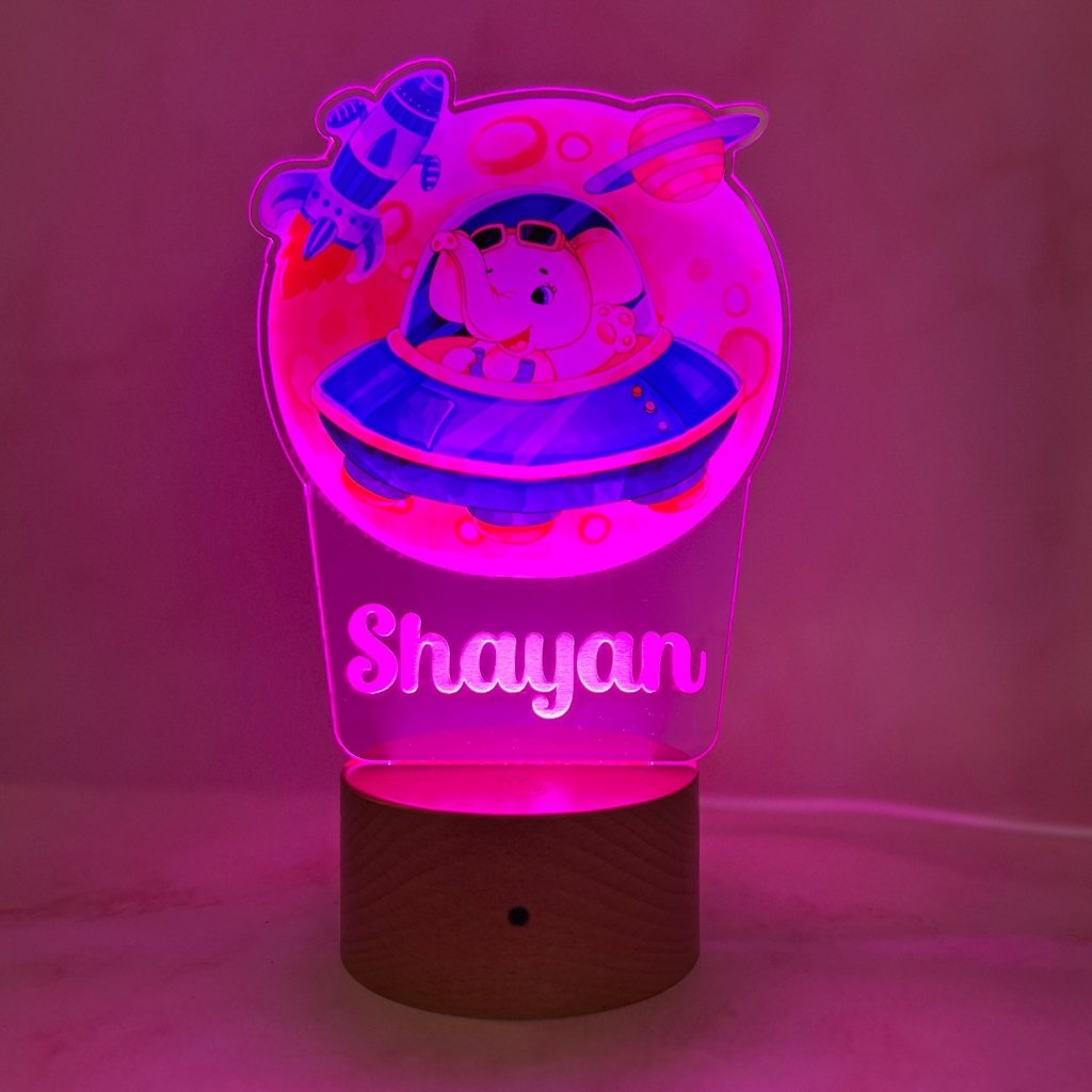 Personalised Night Light- Astronaut - KnK krafts