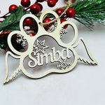 Personalised Pet Angels Christmas Ornaments/Baubles - KnK krafts