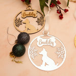 Personalised Pet Christmas Ornaments/Baubles - KnK krafts