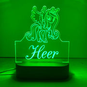 Personalised Pony Led Night Lamp - KnK krafts
