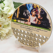 Personalised Printed Mothers Day Plaque - KnK krafts