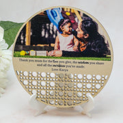 Personalised Printed Mothers Day Plaque - KnK krafts