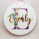 Personalised Round Name Plaque - KnK krafts