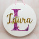 Personalised Round Name Plaque - KnK krafts