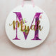Personalised Round Name Plaque - KnK krafts