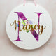 Personalised Round Name Plaque - KnK krafts