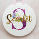Personalised Round Name Plaque - KnK krafts