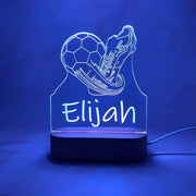 Personalised Soccer Led Night Light - KnK krafts